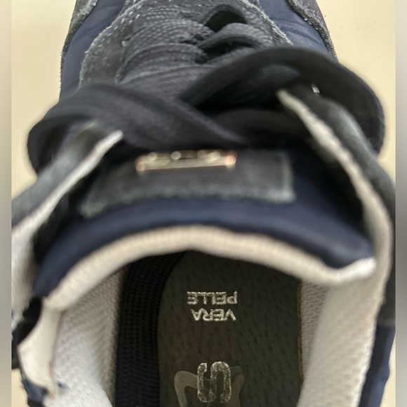 Italian leather sneakers 4US navy - Picture 8 of 9